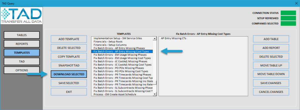 Start Import Process screenshot
