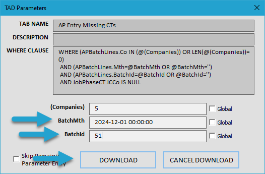 Start Import Process screenshot