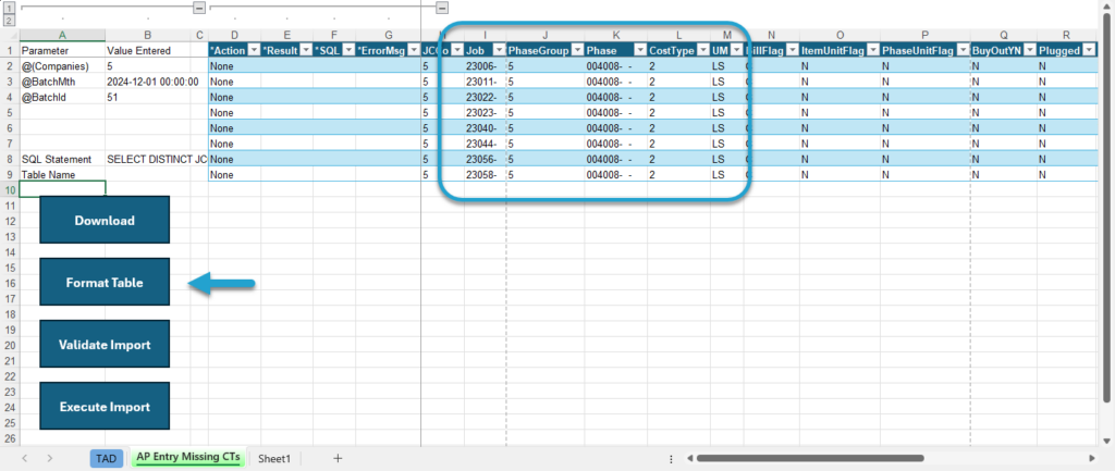 Start Import Process screenshot