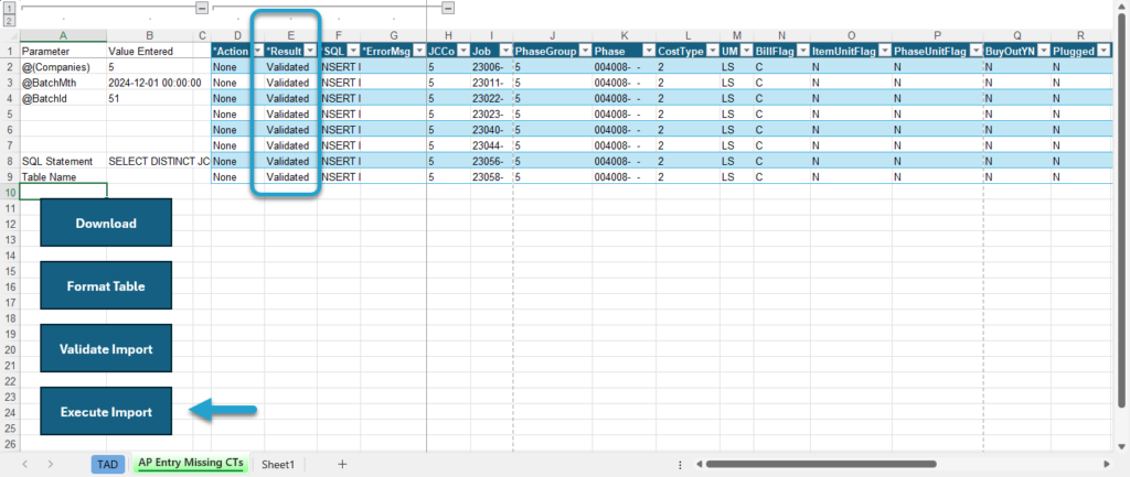 Start Import Process screenshot