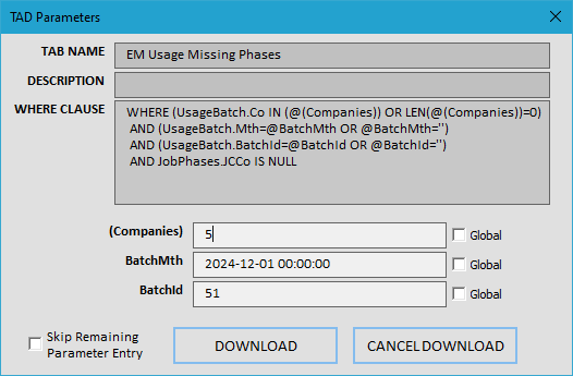 Start Import Process screenshot