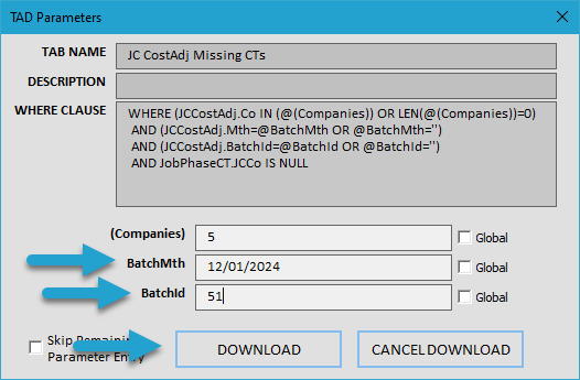 Start Import Process screenshot