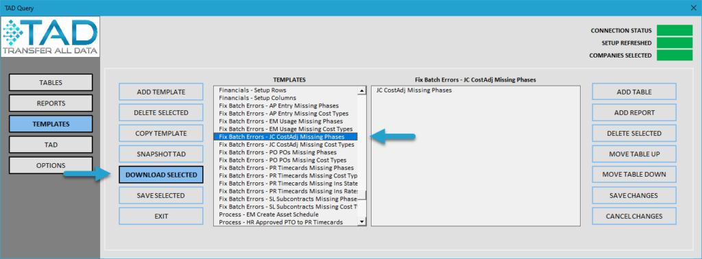 Start Import Process screenshot