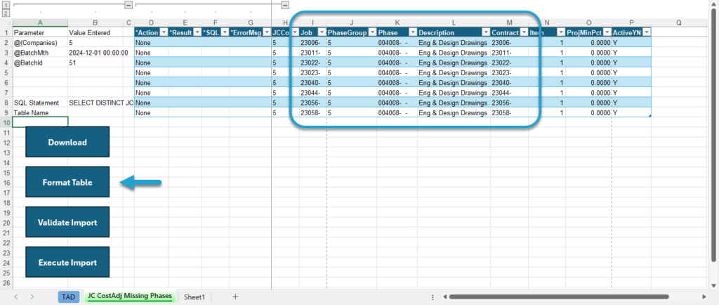 Start Import Process screenshot