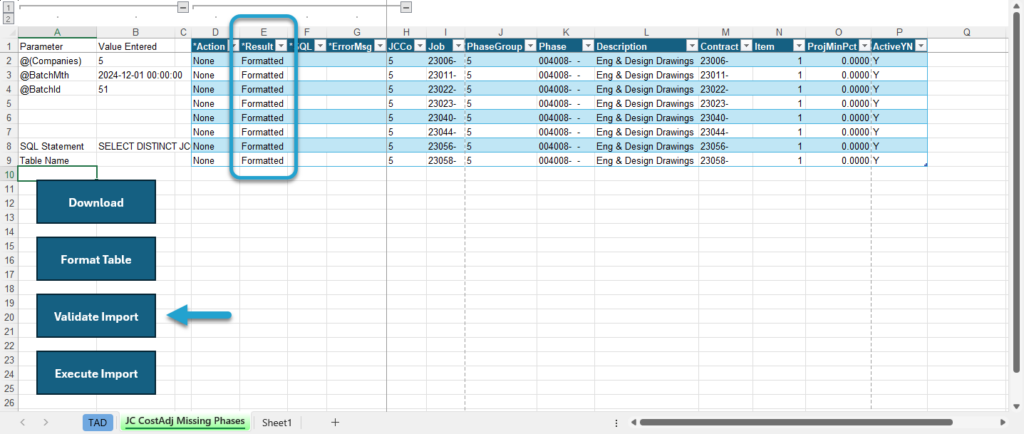 Start Import Process screenshot