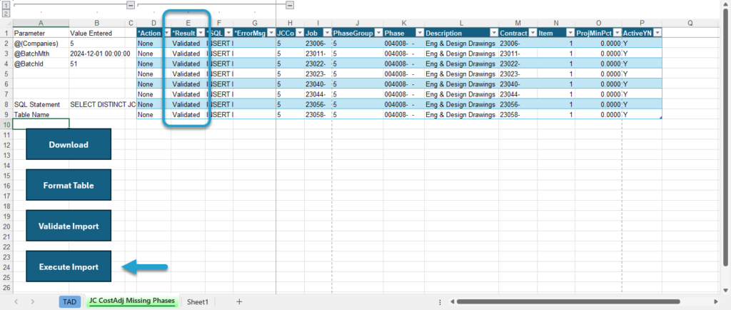 Start Import Process screenshot