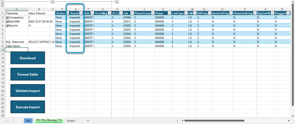 Start Import Process screenshot
