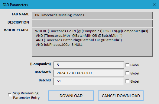 Start Import Process screenshot