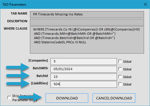 Start Import Process screenshot