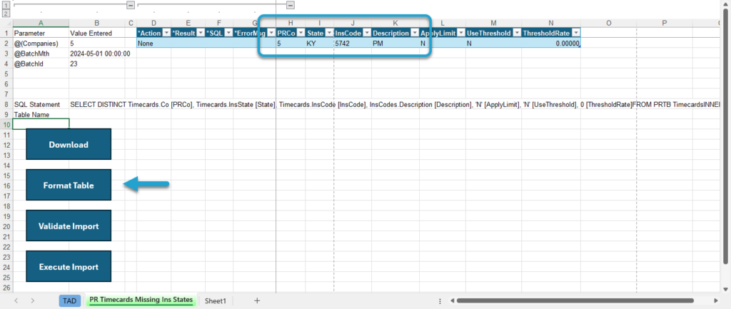 Start Import Process screenshot