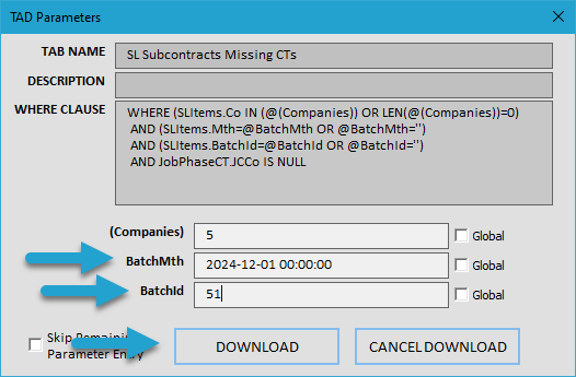 Start Import Process screenshot