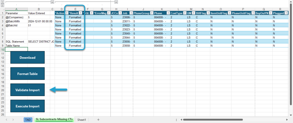 Start Import Process screenshot
