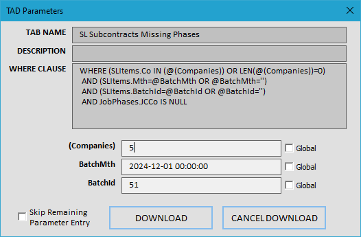 Start Import Process screenshot