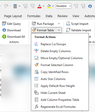 Sub-Menu Buttons screenshot