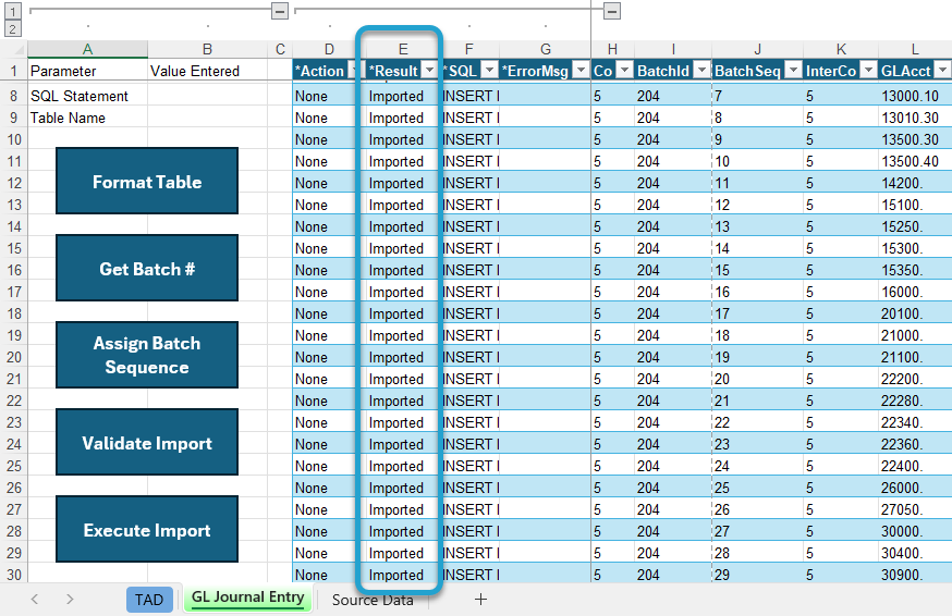 Import the Records screenshot