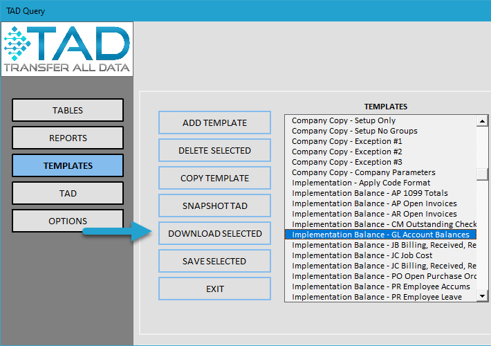 Download TAD Template screenshot