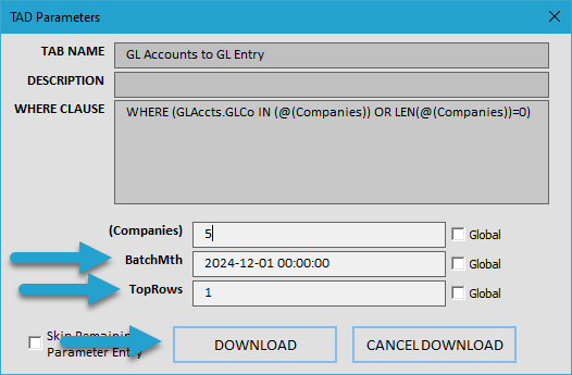 Download TAD Template screenshot