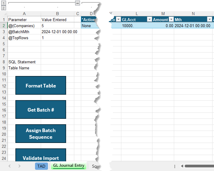 Download TAD Template screenshot
