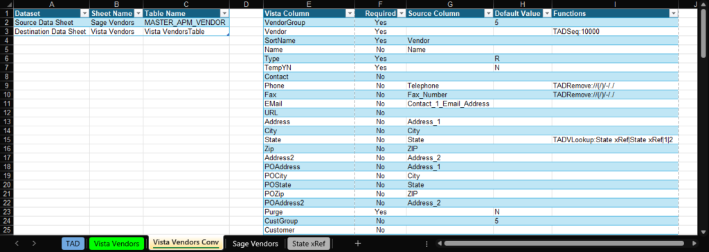 TAD Converter screenshot