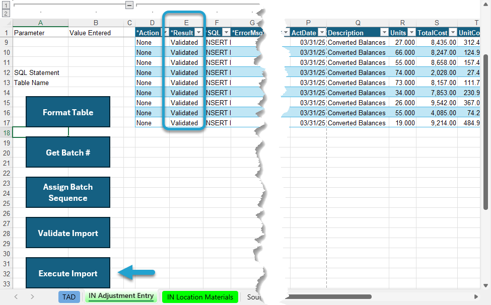 Import the Records screenshot