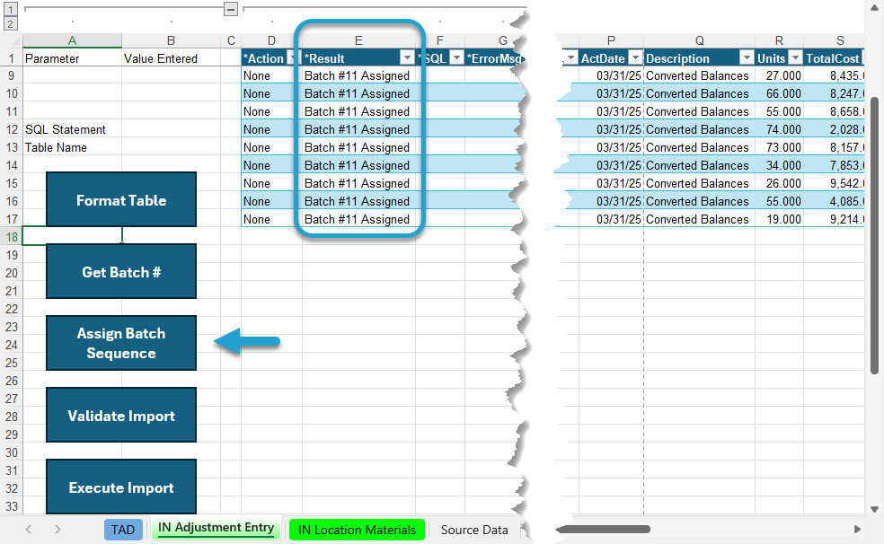 Import the Records screenshot