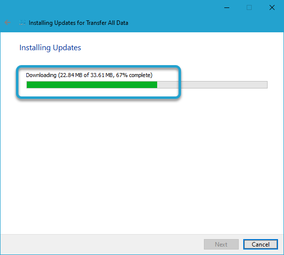 Running Updater screenshot