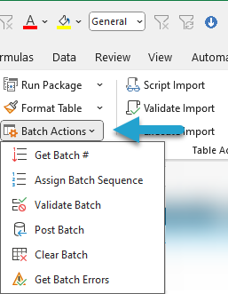 Batch Actions screenshot