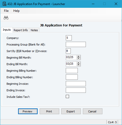 Validate Billing Records screenshot