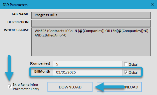 Download TAD Template screenshot