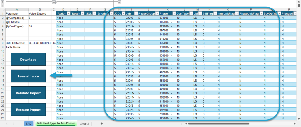 Start Import Process screenshot