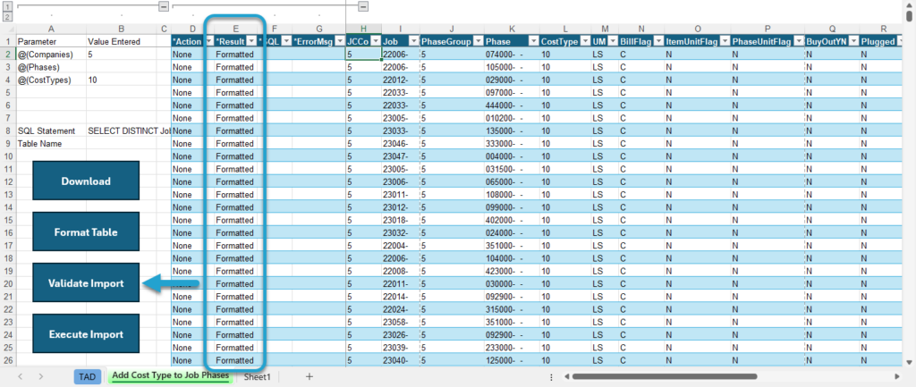 Start Import Process screenshot