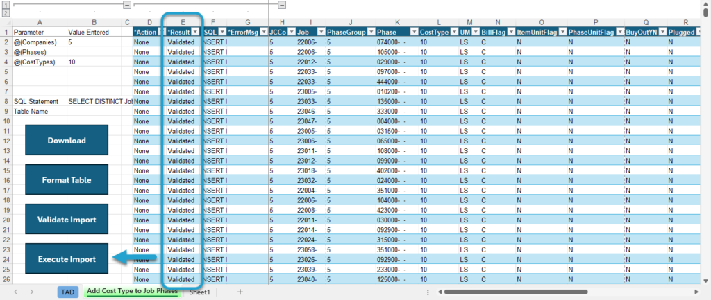 Start Import Process screenshot
