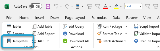 Download TAD Template screenshot