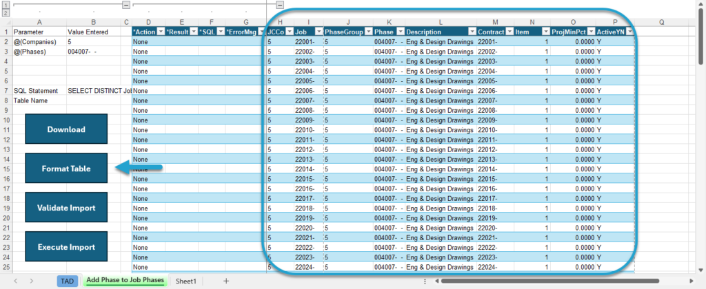 Start Import Process screenshot