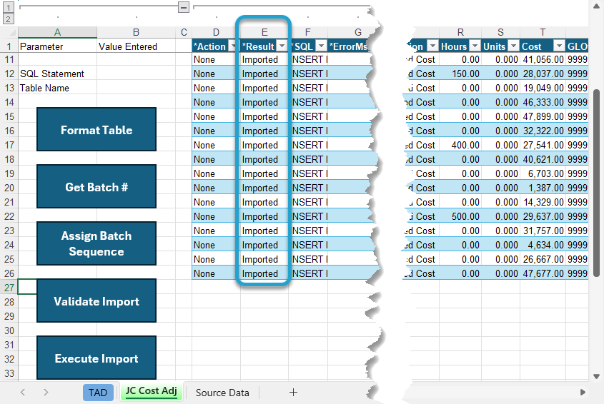 Import the Records screenshot