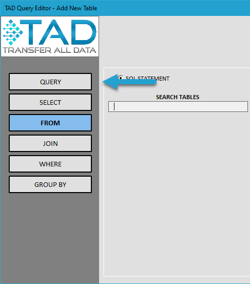Loading a Table screenshot