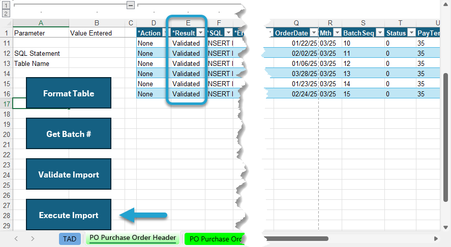 Import the Records screenshot