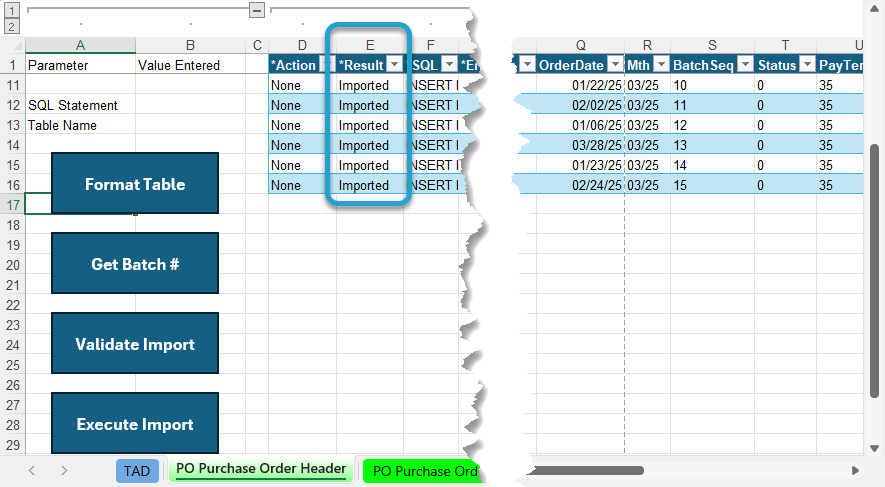 Import the Records screenshot