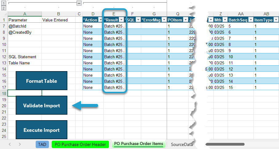 Import the Records screenshot
