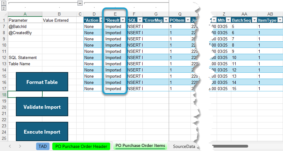 Import the Records screenshot