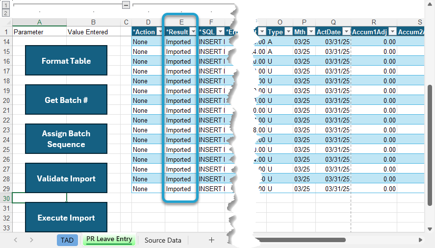 Import the Records screenshot