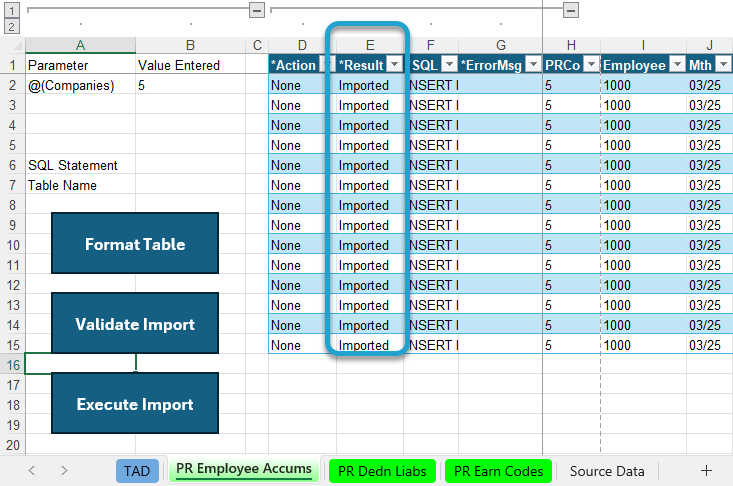 Import the Records screenshot