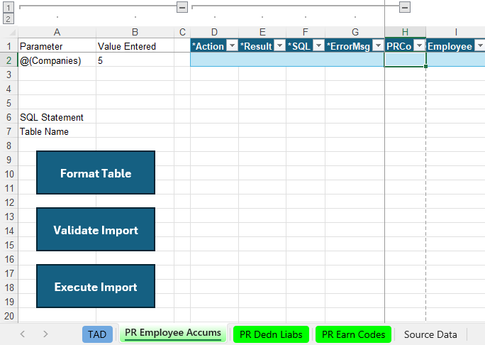 Download TAD Template screenshot