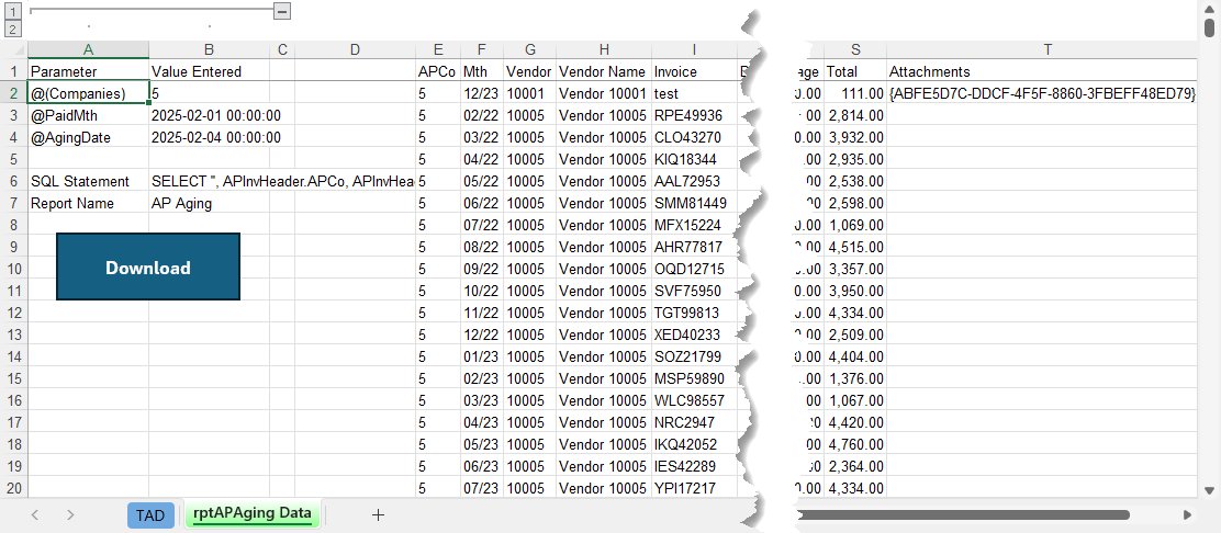 Layout Examples screenshot