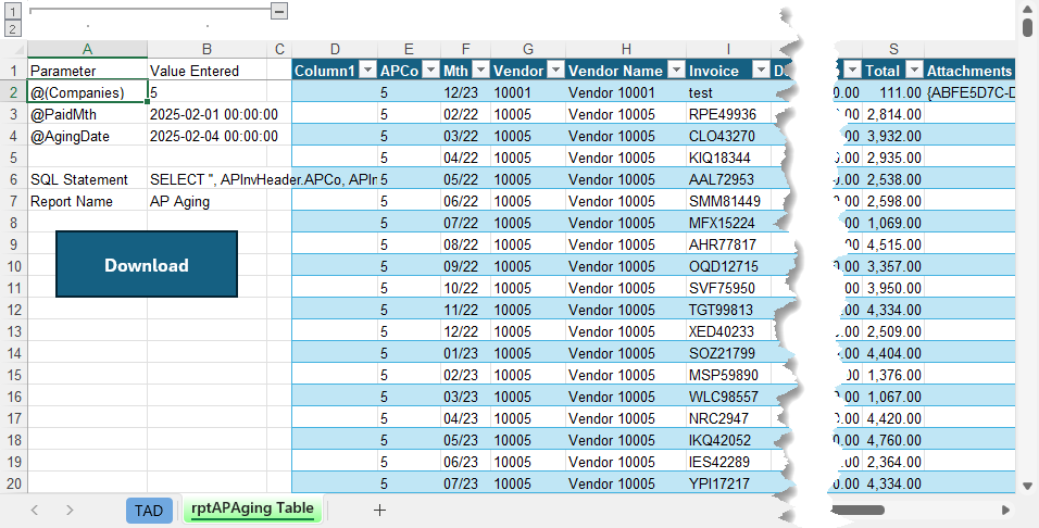 Layout Examples screenshot