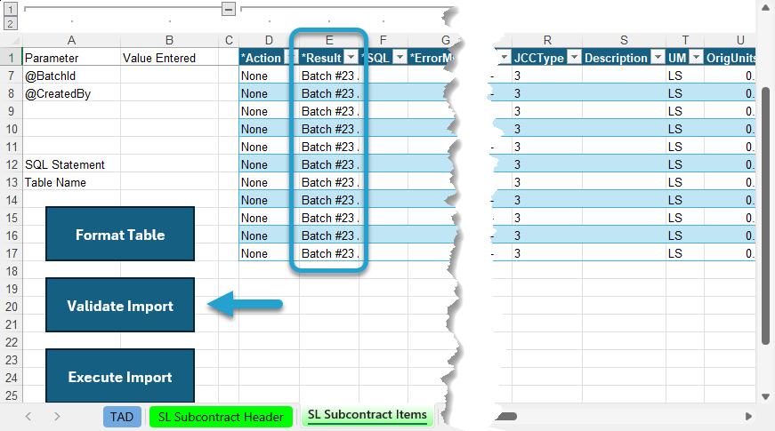 Import the Records screenshot