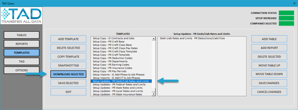 Start Update Process screenshot
