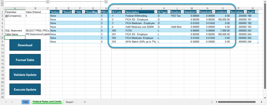 Start Update Process screenshot