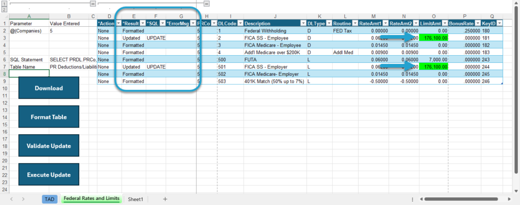 Start Update Process screenshot