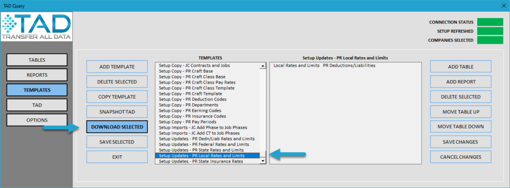 Start Update Process screenshot